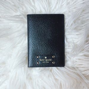Kate Spade Black Passport Holder
